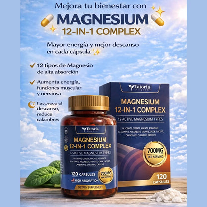 Totaria Health Complejo De Magnesio 700 Mg