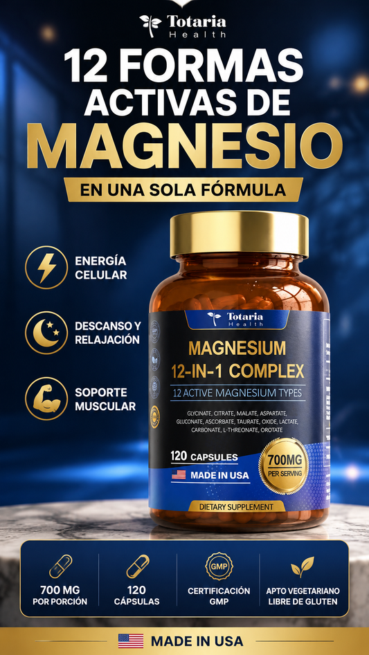 Totaria Health Complejo De Magnesio 700 Mg